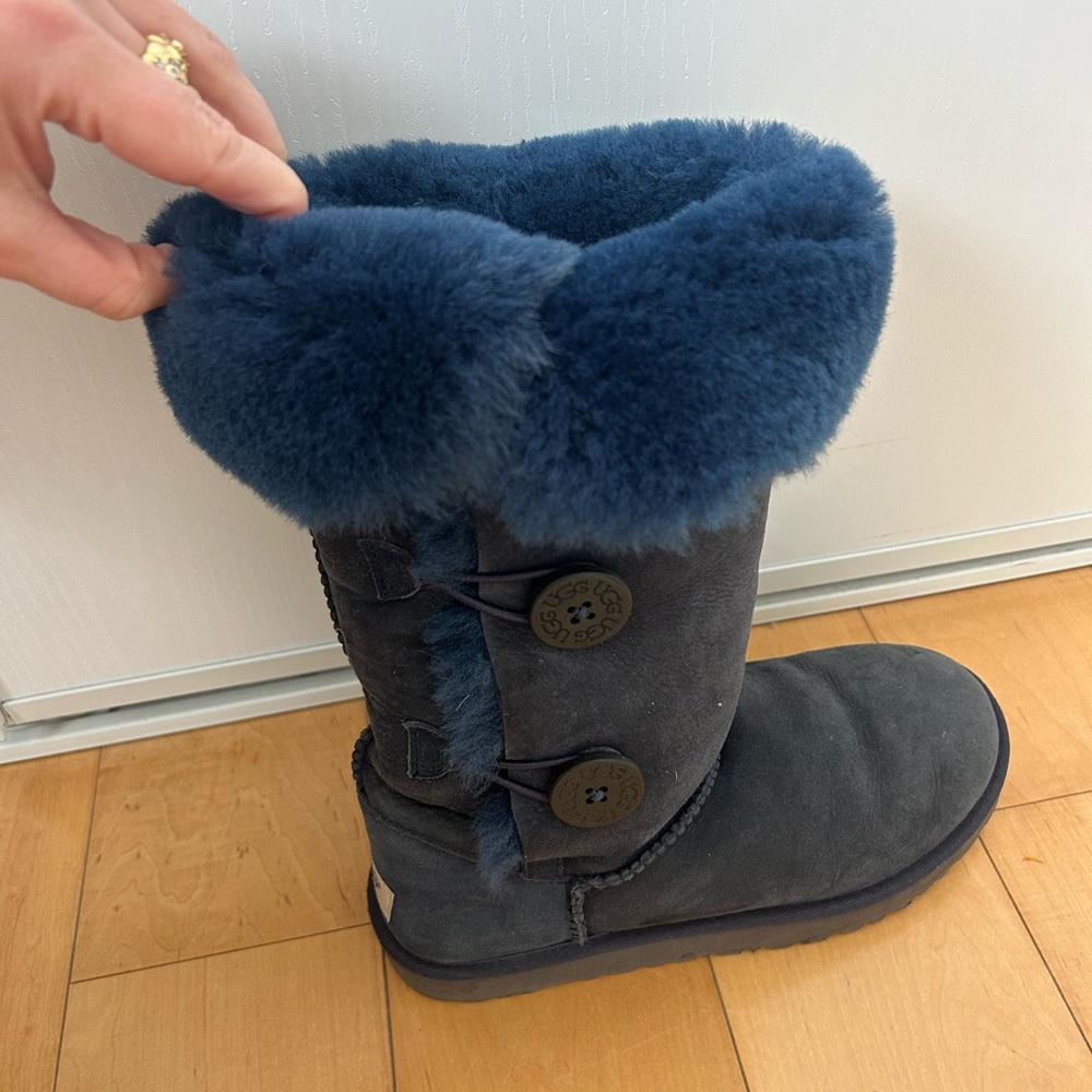 Suede Button Up Uggs